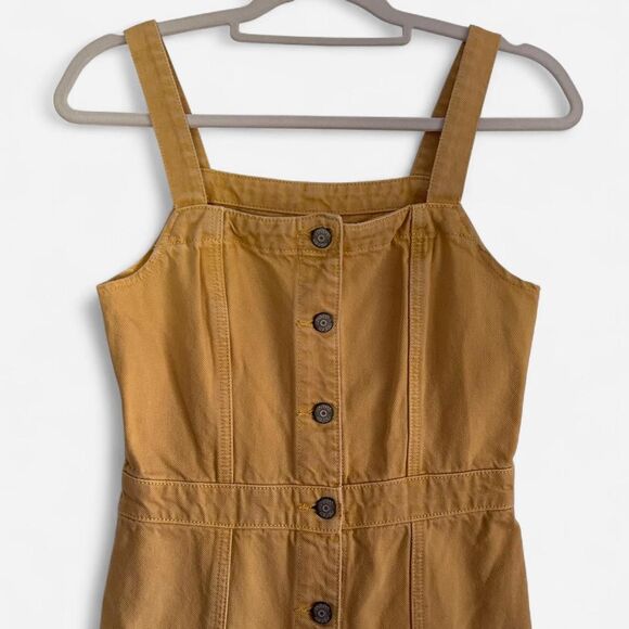 Boyish “The Kennedy” Denim Mini Dress in Honey Pot – Retro Western It-Girl XS - Picture 5 of 8